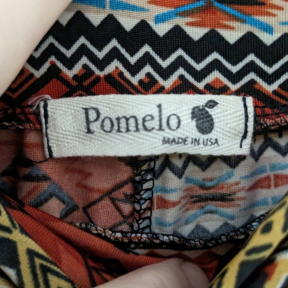 Pomelo Girls XL Multi-color Flare leg pants Great Fall Colors - Picture 4 of 11